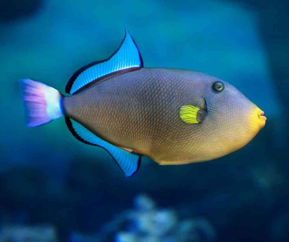 Unknown Triggers Pinktail Saltwater Fish for sale